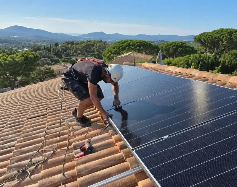 Installateur panneaux solaires La Barben — pose photovoltaïque sur toiture